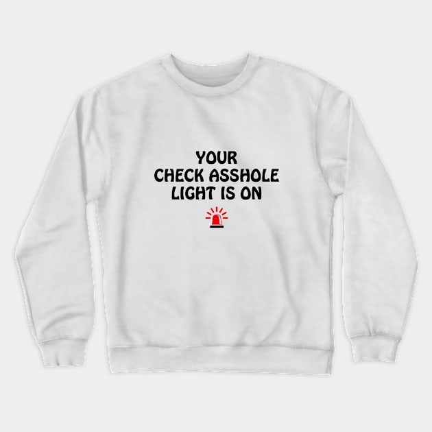 Check Light Crewneck Sweatshirt by topher